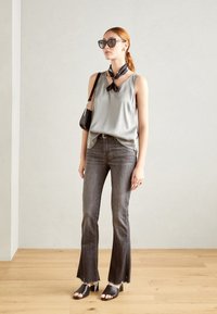 Mos Mosh ASTRID V-NECK TANK - Tops - sharkskin