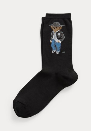 Polo Ralph Lauren, POLO BEAR CREW SOCKS - Chaussettes - black