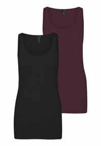 VERO MODA Dames Vmmaxi My Soft Uu Tank Top Ga Noos Shirt, zwart, XXL