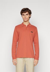 Calvin Klein STRETCH TIPPING - Topper langermet - copper sun