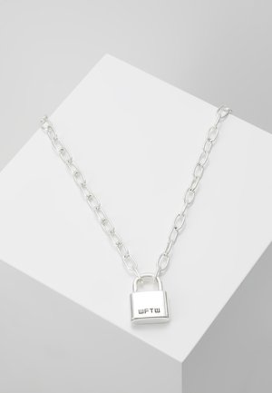 Wild For The Weekend LOCKDOWN LINK CHAIN NECKLACE - Halskæder - silver-coloured
