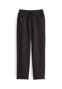 MID RISE RELAXED FIT - Trousers - midnight brown