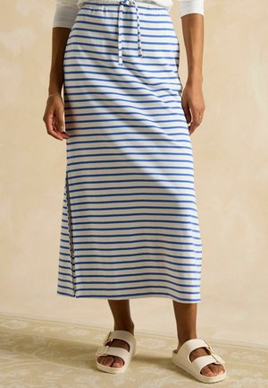 REGULAR FIT - PREMIUM - sukňa v tvare A - blue & white stripe