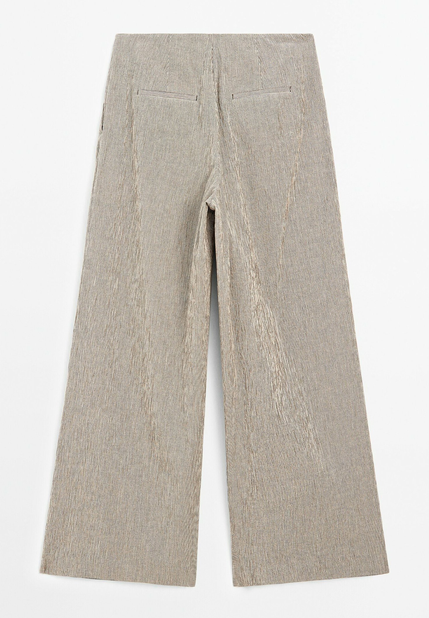 Massimo Dutti TEXTURED MULTI-STRIPE - Bukser - grey/grå