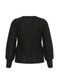 Kaffe Curve ZARINA - Long sleeved top - black deep