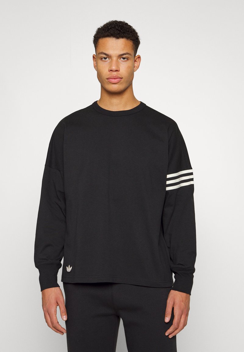 adidas Originals NEUCLASSICS LS - Pikkade varrukatega topp - black/white