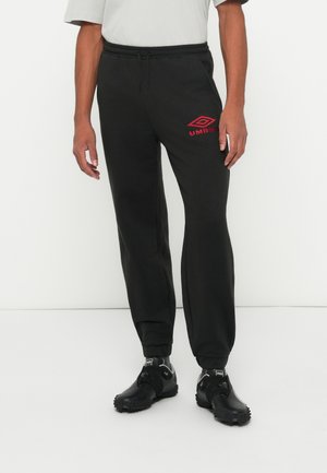 ICONIC JOGGER - Træningsbukser - black/chili pepper