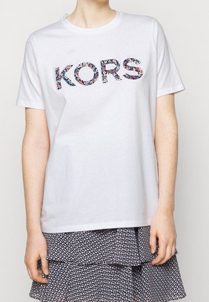 T-shirt print - white