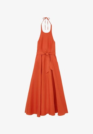 Reiss, Maxi-jurk - coral orange