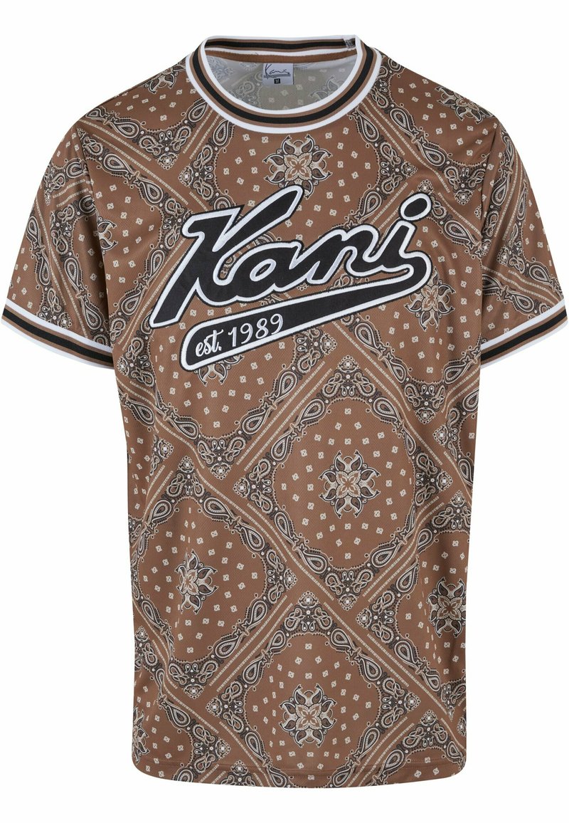 Karl Kani T-shirt print bruin