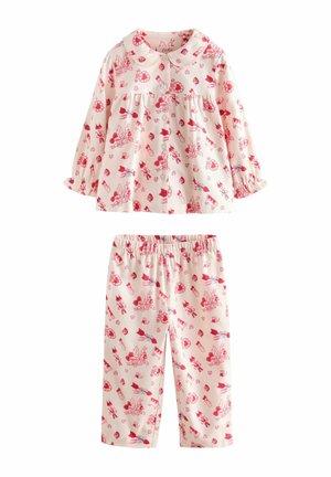 REGULAR FIT - BUTTON THROUGH SET - Conjunto de pijama - ecru white
