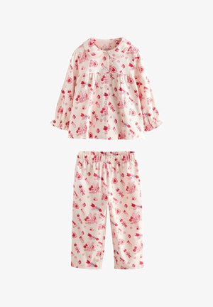 REGULAR FIT - BUTTON THROUGH SET - Pižamos komplektas - ecru white