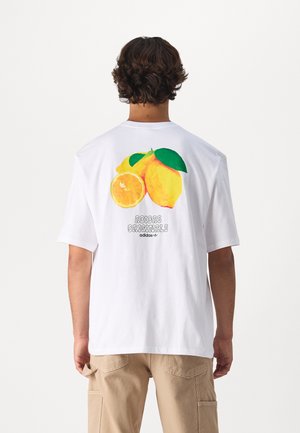 adidas Originals HIGH SUMMER UNISEX - Print T-shirt - white