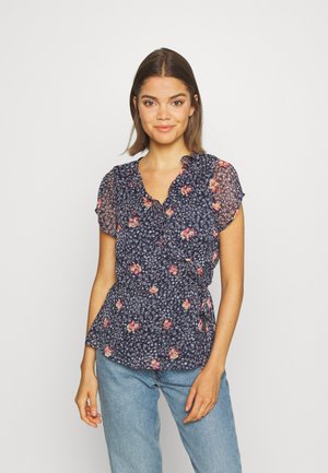 VMKAY CAPSLEEVE FRILL WRAP - Blouse - night sky