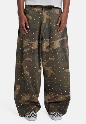 Jaded London COLOSSUS - Baggy jeans - green