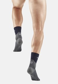 CEP LIGHT MERINO HIKING COMPRESSION SOCKS MID CUT MEN - MADE IN GERMANY - Calze - blue