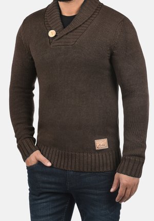 Jersey de punto - dark brown