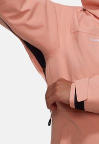 Mammut STONEY HS HOODED JACKET WOMEN SKIJACKET - Hardshelljacke - quartz dust-black