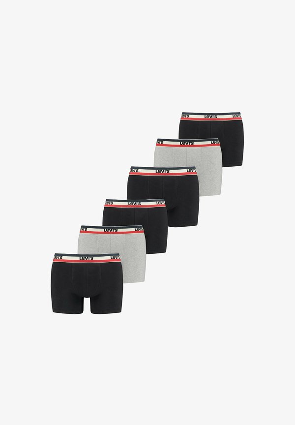 6ER PACK - Trunks - schwarz grau