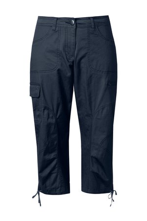 Ulla Popken, COMFORTABELE BAND - Cargobroek - dark blue