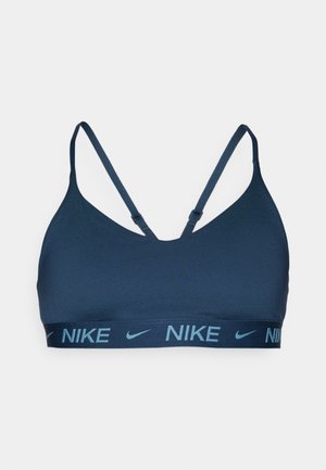 Nike Performance INDY BRA - Light support sports bra - armory navy