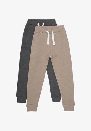 MIBASIC 2 PACK - Donji dijelovi trenirke - fossil