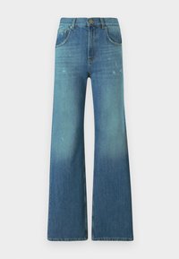 PANTALONE - Leveälahkeiset - blue