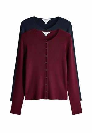 2 PACK  - Cardigan - burgundy red navy blue