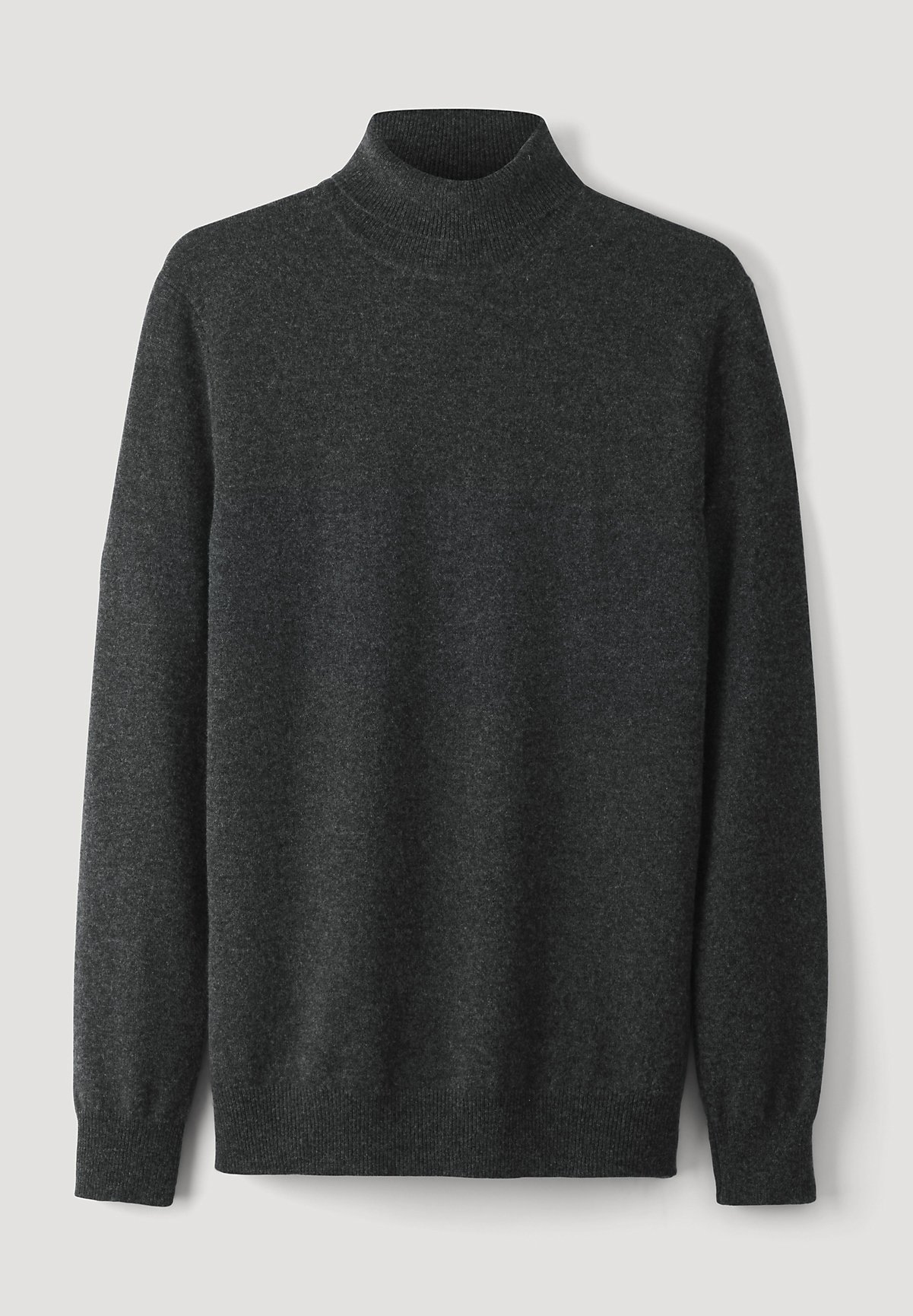 Hellgrau Karierter Rollkragen Shirt Herren H&m Hessnatur