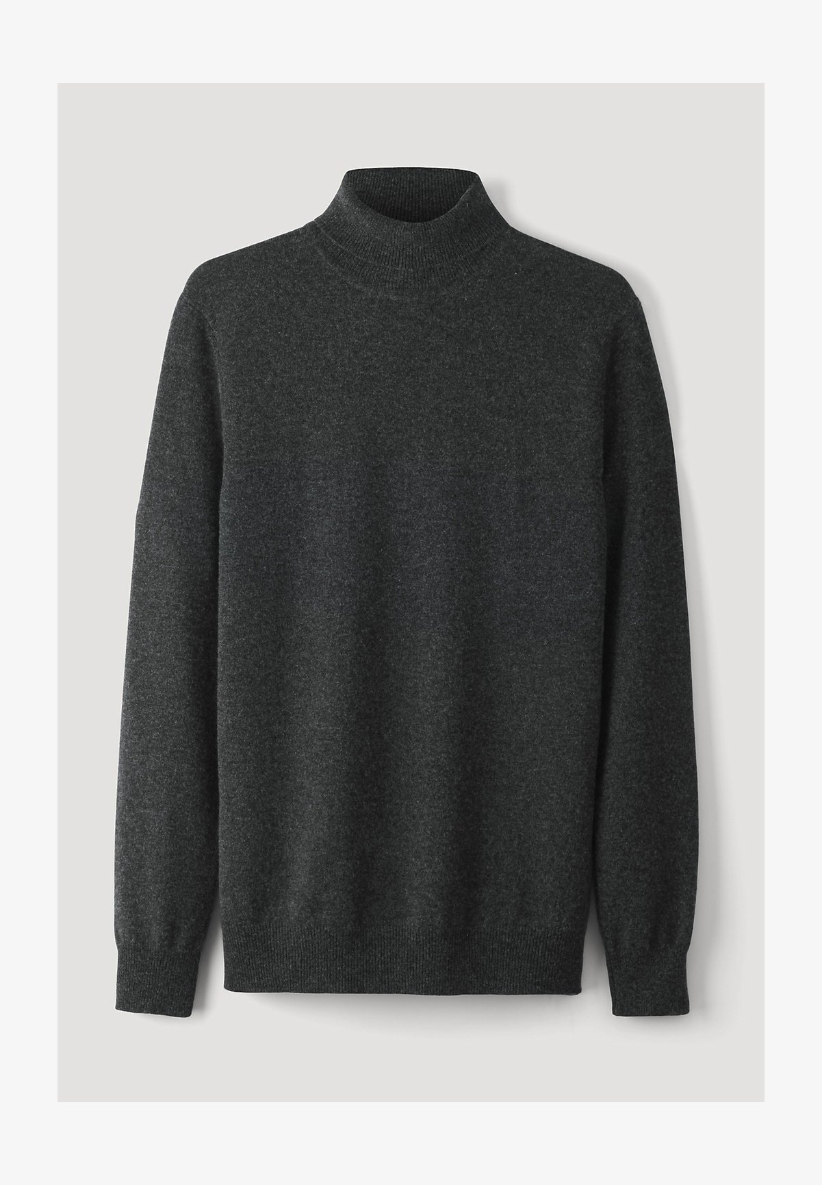 Hellgrau Karierter Rollkragen Shirt Herren H&m Hessnatur