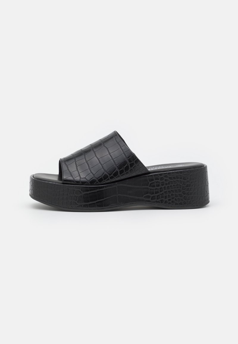 Monki Ciabattine con tacco - black