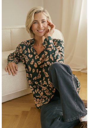 Bon'A Parte IRIS - Tuniek - green/pink leopard print