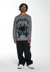 Ed Hardy SIDE-SNAKE-SKULL TECH - Træningsbukser - black