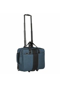 Dermata BUSINESSTROLLEY 44 CM LAPTOPFACH - Trolley - petrol