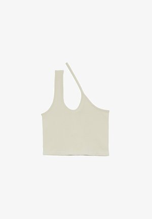 ASYMMETRISCHES NAHTLOSES - Top - off-white