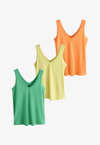 Ikke valgt, green yellow orange