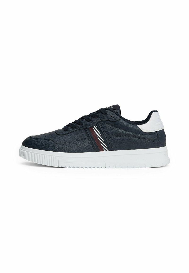Tommy Hilfiger SUPERCUP STRIPES TUMBLED  - Sneakers basse - desert sky