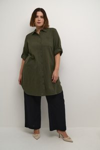 Kaffe Curve KCPAULA - Overhemdblouse - forest night