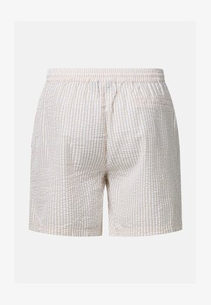 Seaside, DYLAN SEERSUCKER SHORTS - Šortky - beige stripe