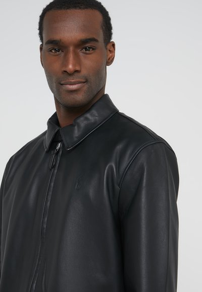 Polo Ralph Lauren MAXWELL - Kožená bunda - black