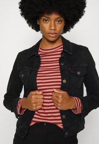 Marc O'Polo DENIM LONGSLEEVE ROUNDNECK - Camisola de manga comprida - raw clay