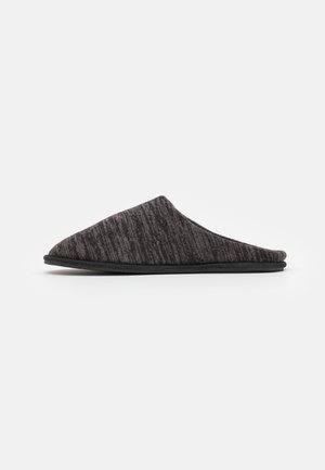 Chaussons Mules Homme Jack & Jones Dudely – Microfibre Douce Anthracite – Confort Chaleur & Semelle Antidérapante