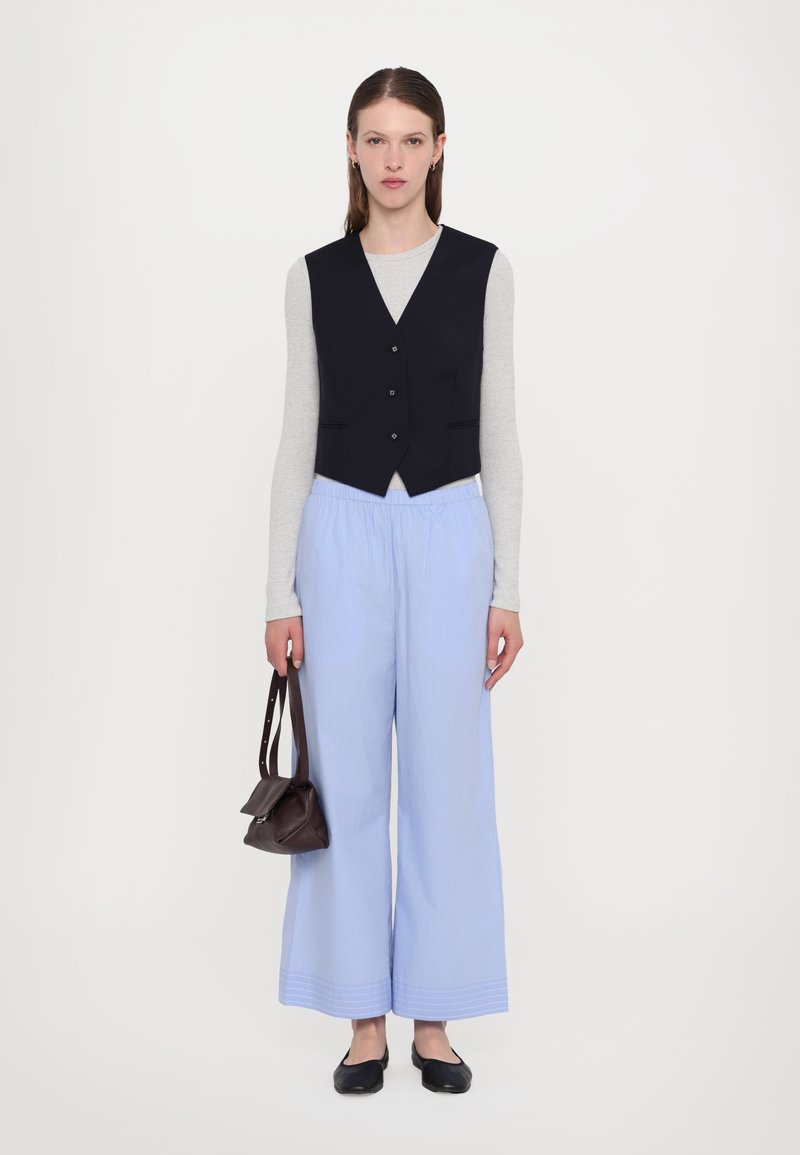 Pantalon Bleu By Malene Birger Taille 32 - Modèle Erika - Neuf Avec Imperfections (traces D'eau)