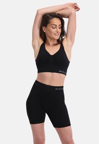 Bamboo Basics SUZE BIKERSHORT - Pantalón corto de deporte - black