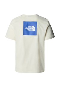 The North Face NSE TEE - Print T-shirt - white dune indigo plum