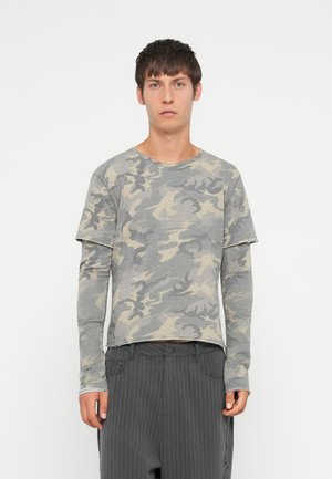 CAMO DOUBLE LAYER LONG SLEEVE - Topper langermet - green