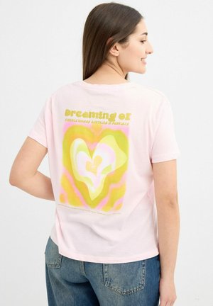 INSIDE, ESTAMPADO DREAMS - Camiseta estampada - rosa