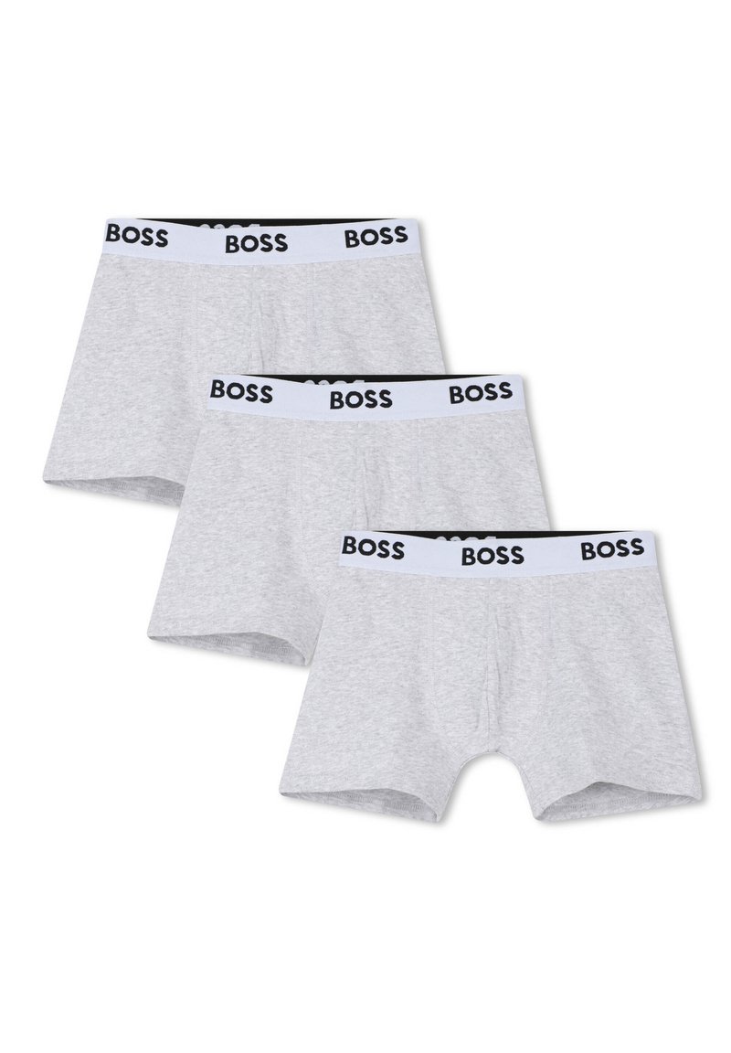 BOSS Kidswear 3 PACK - Hlačke - chine grey