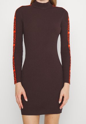 Robe fourreau - dark brown