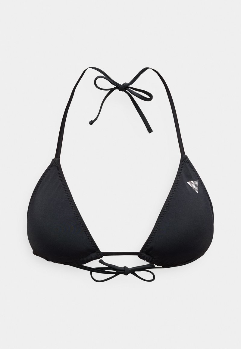 Guess VIOLET PADS TRIANGLE BRA - Bikini top - jet black/black - Zalando
